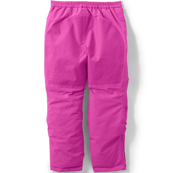 Lands End Girls Squall Waterproof Insulated Snow Pants Ski Pink sizes 8 Slim 12 - Picture 2 of 9